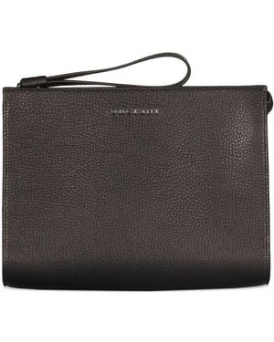 Orciani Pochette Texturée - Black