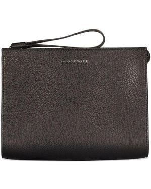 Orciani Pochette Texturée - Black