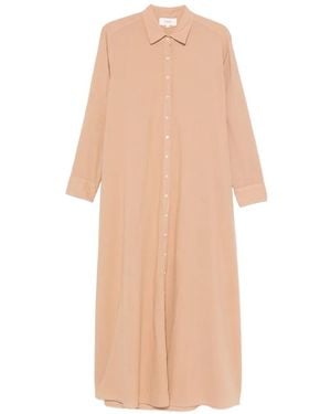 Xirena Boden Buttoned Long-Sleeves Midi Dress - White