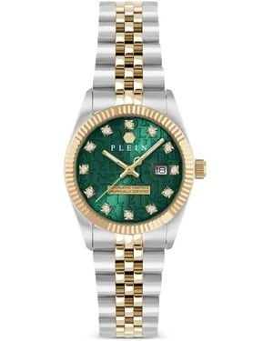 Philipp Plein Date Superlative 34Mm Watch - Metallic
