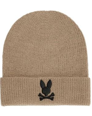 Psycho Bunny Allen Beanie - Natural