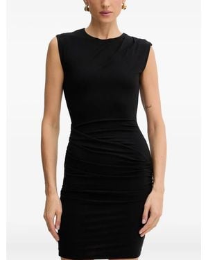 Guess Jolie Ruched Sleeveless Mini Dress - Black