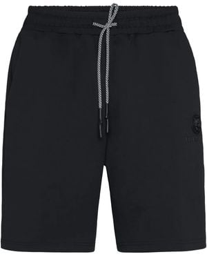 Philipp Plein Technical Loose-Fit Shorts - Black