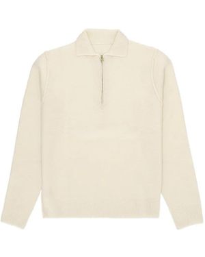 Fortela Yale Zip Sweatshirt - Natural