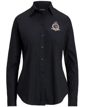 Ralph Lauren Button Embellished Shirt - Blue