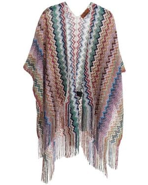 Missoni Fringed Cape - White