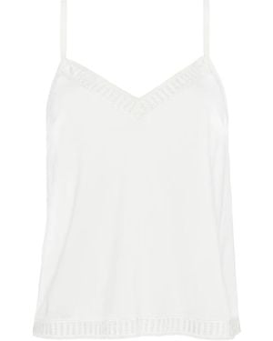Eres Sandra Graphic V-Neck Camisole - White