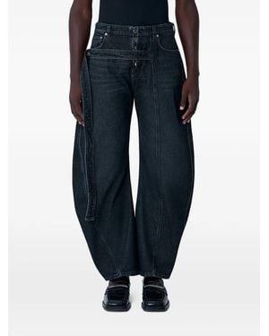 Jean Paul Gaultier Strap Detail Trousers - Blue