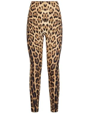 Roberto Cavalli Jaguar Print Leggings - Multicolor