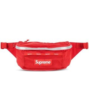 Supreme Marsupio Con Applicazione Logo - Rosso