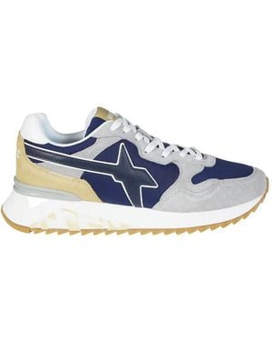 W6yz Yak-M Panelled Trainers - Blue
