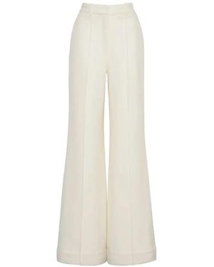 Adam Lippes Deeda Palazzo Trousers - White