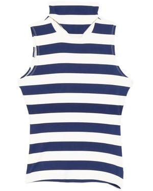 Cynthia Rowley Sutton Sleeveless Top - Blue
