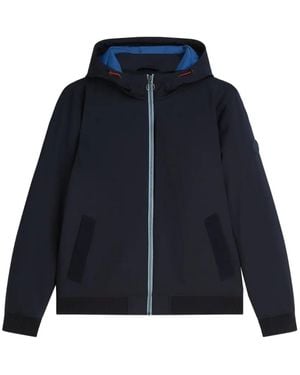Scotch & Soda Hooded Zip-Up Jacket - Blue