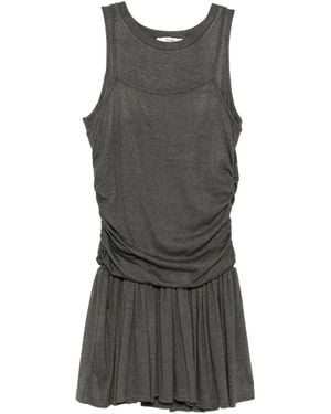 B+ AB Sleeveless Dress - Grey
