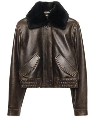 Stand Studio Veste Crop Dee - Noir