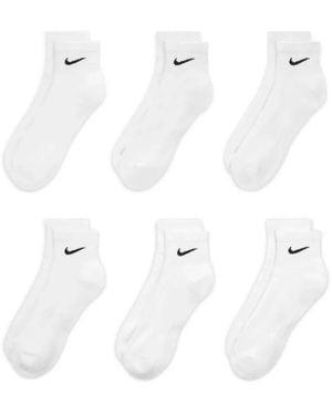 Nike Cushioned Ankle Socks (Pack Of Six) - White