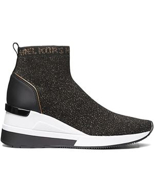 MICHAEL Michael Kors 38Mm Logo-Lettering Trainers - Black