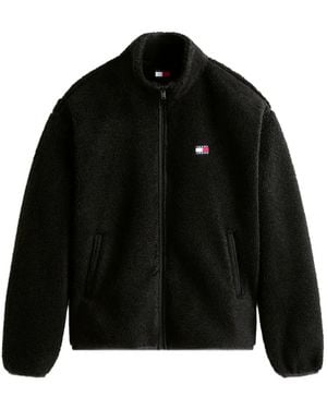 Tommy Hilfiger Logo-Patch Jacket - Black