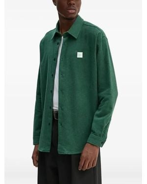 American Vintage Camicia Vylow Con Applicazione - Verde
