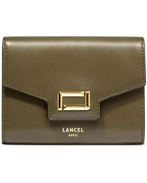 Lancel Angele Leather Wallet - Green