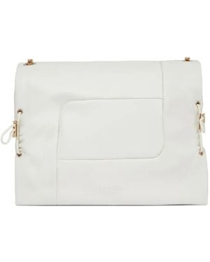 Lancel Billie Flap Shoulder Bag - White