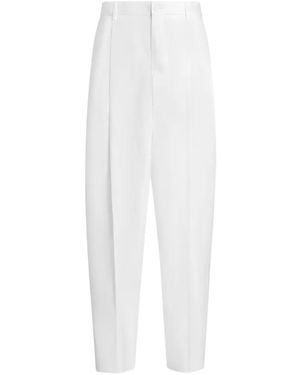 Dolce & Gabbana Pantalon En Lin - White