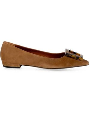 Roberto Festa Penelope Buckle-Detail Pumps - Brown