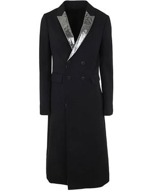 SAPIO Manteau À Boutonnière Croisée - Black