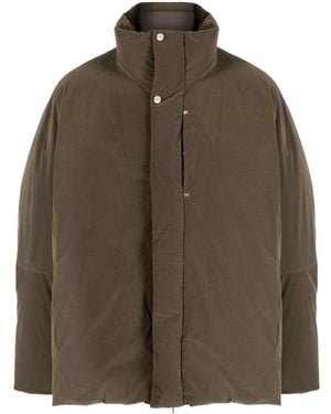 WOOYOUNGMI Funnel-Neck Padded Jacket - Brown