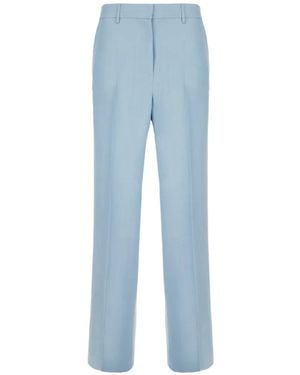 Antonelli Pantalon Droit À Pinces - Blue