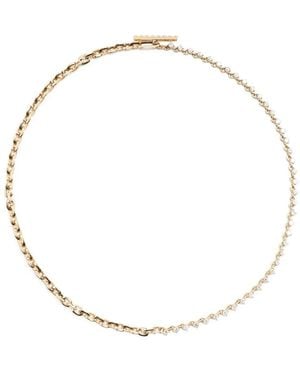 Lizzie Mandler 18Kt Éclat Diamond Tennis Necklace - White