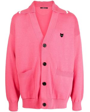 ZZERO BY SONGZIO Cardigan Con Scollo A V - Rosa