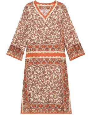 Maliparmi Sunset-Paisley Mini Dress - Multicolour