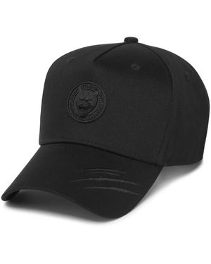 Philipp Plein Cappello Da Baseball Scratch - Nero