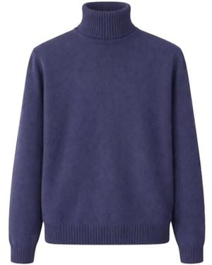Jurta Roll-Neck Jumper - Blue