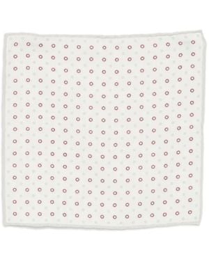 Eleventy Printed Square Pocket - White