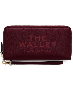 Marc Jacobs The Continental Leather Wallet - Purple