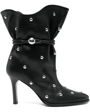 Isabel Marant Heeled Ankle Boots 'Lolya' - Black