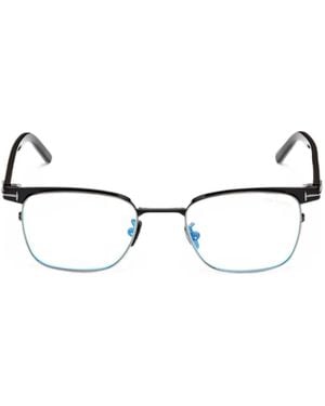 Tom Ford Brille Mit Eckigem Gestell - Schwarz
