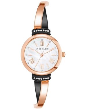 Anne Klein Crystal-Embellished 26Mm Watch - White