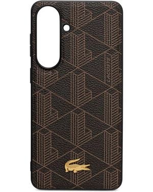 Lacoste Coque De Samsung Galaxy S26 Plus À Plaque Logo - Black