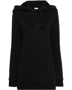 Abra Vestido Corto Con Capucha - Negro