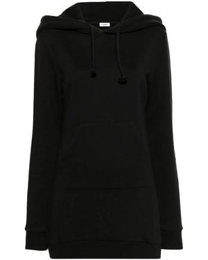Abra Graphic-Print Hoodie Mini Dress - Black