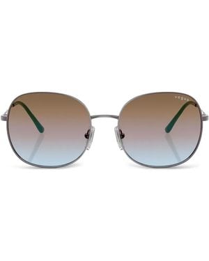 Vogue Eyewear Round-Frame Sunglasses - Gray
