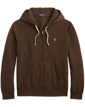 Polo Ralph Lauren Kapuzenjacke Mit Reißverschluss - Braun