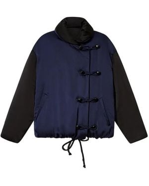 Isabel Marant Bleza Silk-Satin Puffer Jacket - Blue