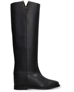 Via Roma 15 Knee-High Boots - Nero