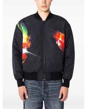 Huf Clothiers Reversible Flight Jacket in Blue for Men | Lyst