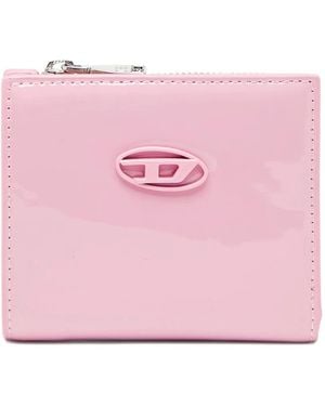 DIESEL Oval D Bi-Fold Wallet - Pink